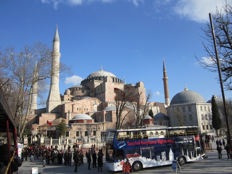 1 Hagia Sophia from the Tour Bus Starting Point.JPG